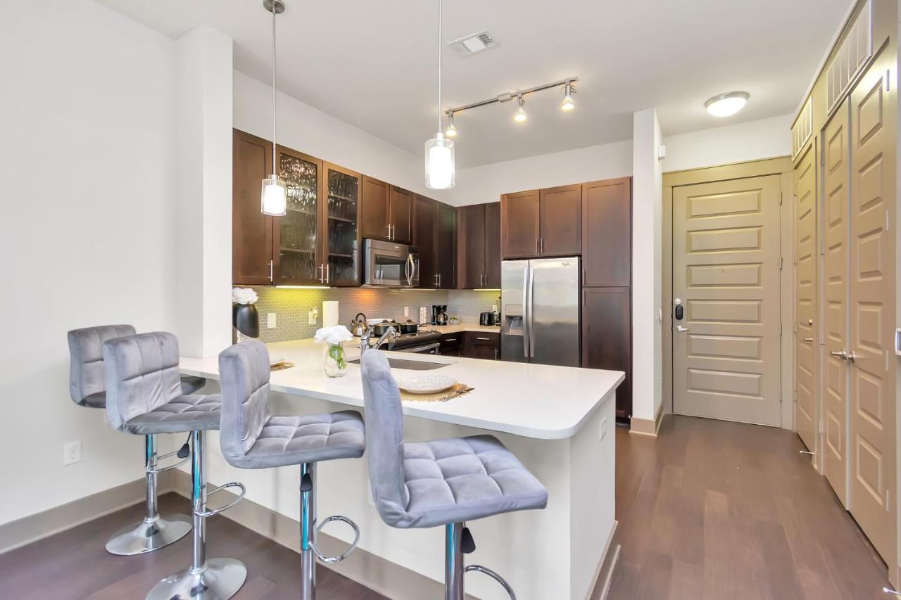 U1 Penthouse Downtown Houston Rental Car Available Apt 1Br 1Bth Gym Sleep Good Exteriör bild