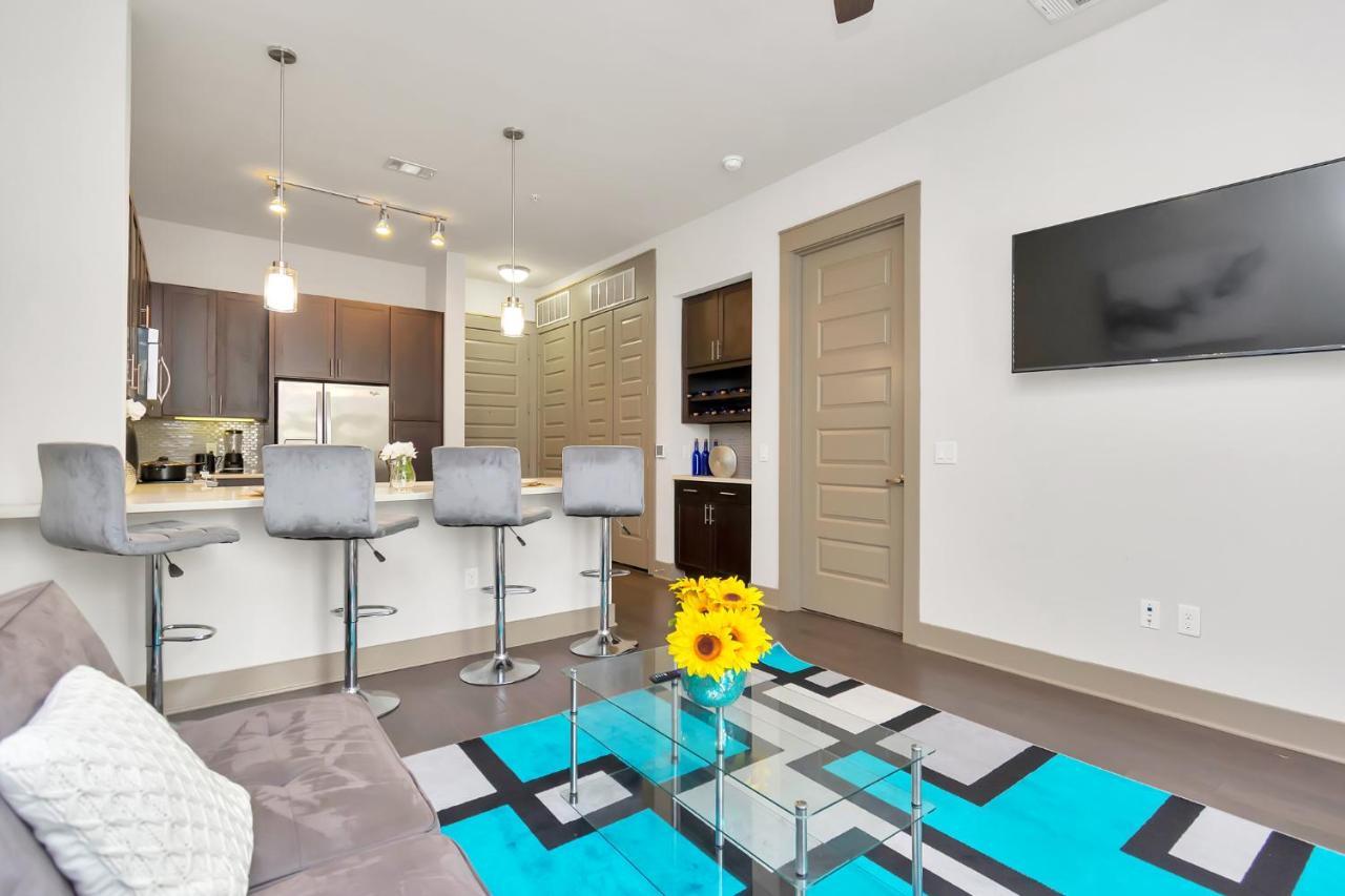 U1 Penthouse Downtown Houston Rental Car Available Apt 1Br 1Bth Gym Sleep Good Exteriör bild